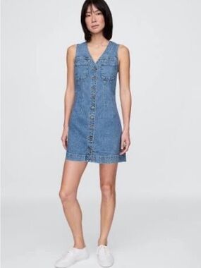 GAP Denim Mini Dress Small Petite